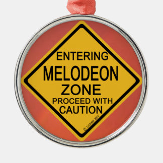 Einfahrt in Melodeon Ornament Aus Metall