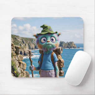 Einfallsreicher süßer flauschiger Wanderer Mousepad