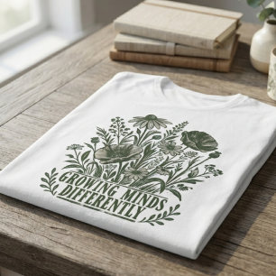 Einfallsreicher Weise Wildblumen liebender Erziehe Tri-Blend Shirt