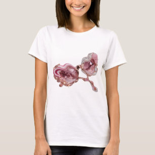 Einfallsreiches Silber ABSTRACT ART Abstrakte Gest T-Shirt