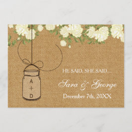 Einfaltspinsel Er sagte, sie sagte Brautparty-Spie