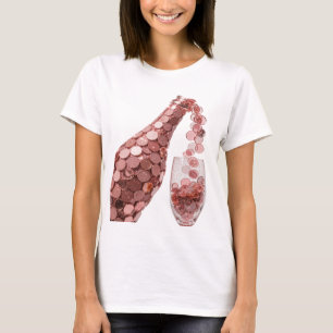 Einfangendes Silber ABSTRACTE KUNST Moderne Gestal T-Shirt