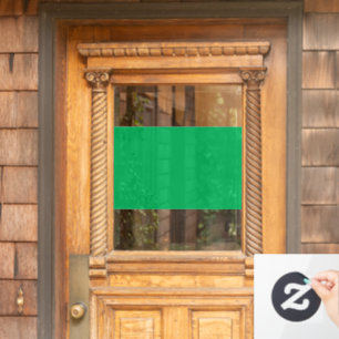 Einfarbig grüner Hintergrund Fensteraufkleber