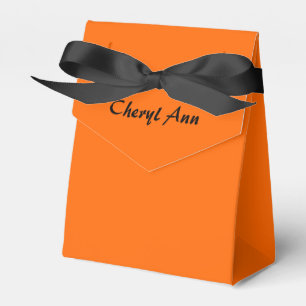 Einfarbig Orange Geschenkschachtel