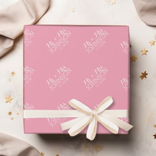 Einfarbig Pastellrosa - Geschenke für Mr. & Mrs Ho Geschenkpapier