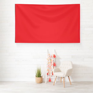 Einfarbig roter Hintergrund Banner