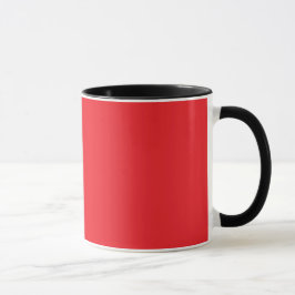 Einfarbig roter Hintergrund  Tasse