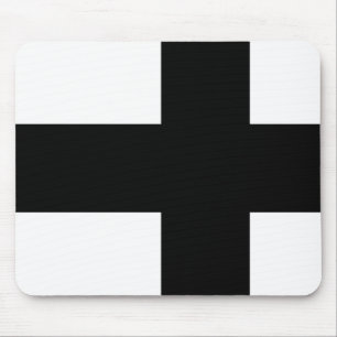 Einfarbige Finnland-Flagge Mousepad