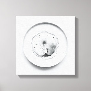 Einfarbige Kaffeetextur abstrakt Art 2 Leinwanddruck