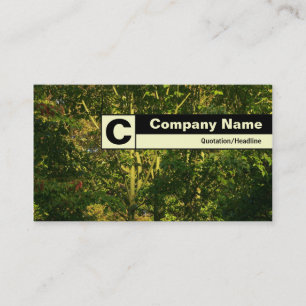 Einfarbige Kante - Japanische Zweige 05 Visitenkarte