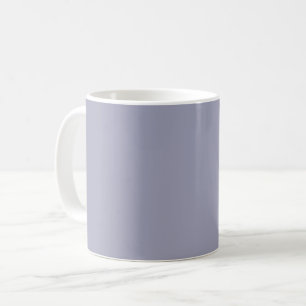 Einfarbige langweilige Lavendel-Farbe Kaffeetasse