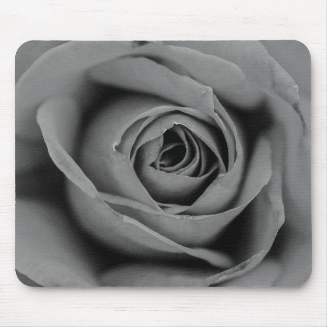 Einfarbige Rose Mousepad (Vorne)