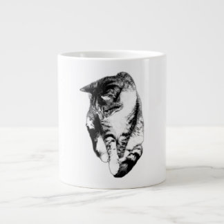 Einfarbige Tasse des Tabby Cat