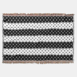 Einfarbige Tupfen-Wurfs-Decke Decke