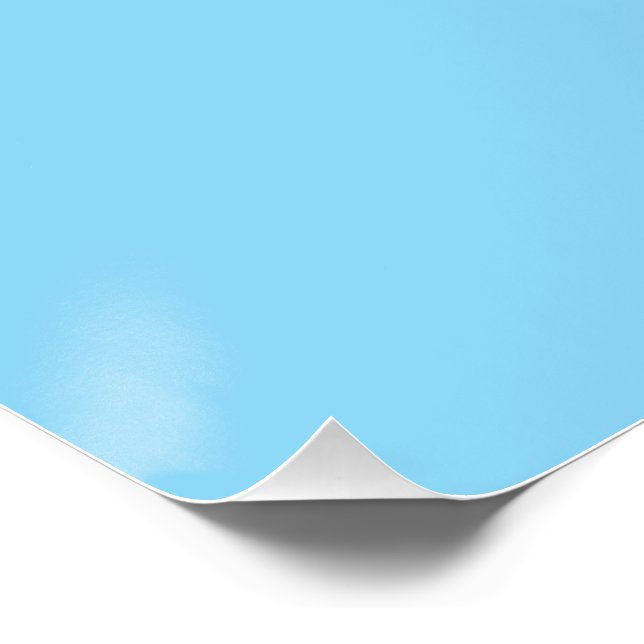Einfarbiger hellblauer Hintergrund, gleichmäßig ge Poster (Ecke)