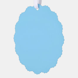 Einfarbiger hellblauer Hintergrund gleichmäßig gef Ornament Karte