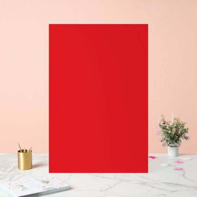 Einfarbiger roter Hintergrund  Acrylschild (Hochzeit)