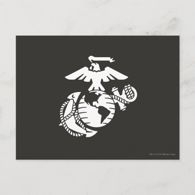 Einfarbiges EGA - weiß Postkarte (Vorderseite)