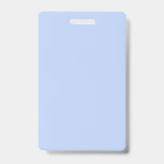 Einfarbiges, einfaches Periwinkle Hellblau Ausweis