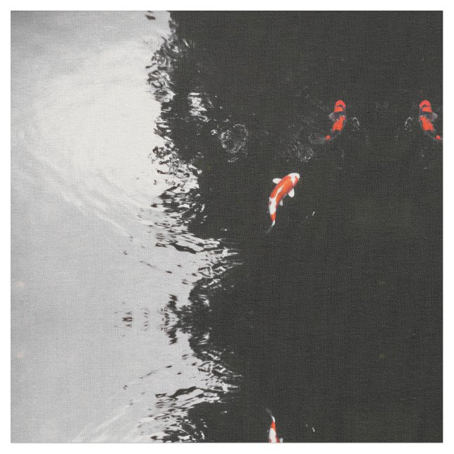 Einfarbiges Koi Stoff (Nahaufnahme)