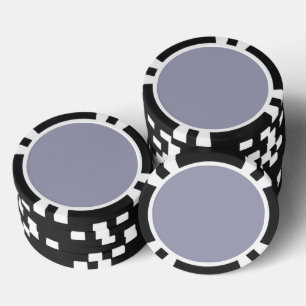 Einfarbiges Languid Lavendel Pokerchips
