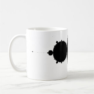 einfarbiges mandelbrot. tasse