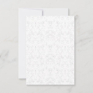 einfarbiges Muster - Elegante Nahtlose Kunst RSVP Karte