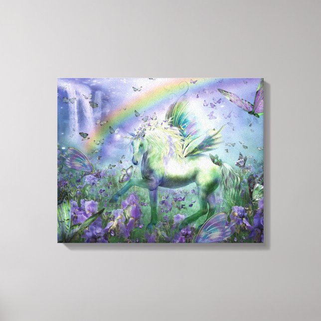 Einfärbung der Schmetterlinge Kunstkanvas Leinwanddruck (Vorderseite)