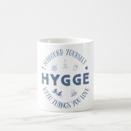 Einfassung sich W. Hygge (dunkelblauer Text) Kaffeetasse