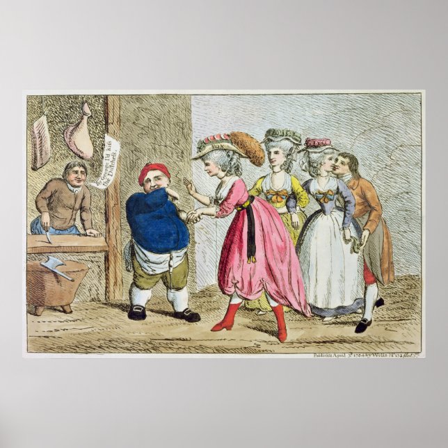 Einfluss von Frauen oder die Devonshire-Leinwand Poster (Vorne)