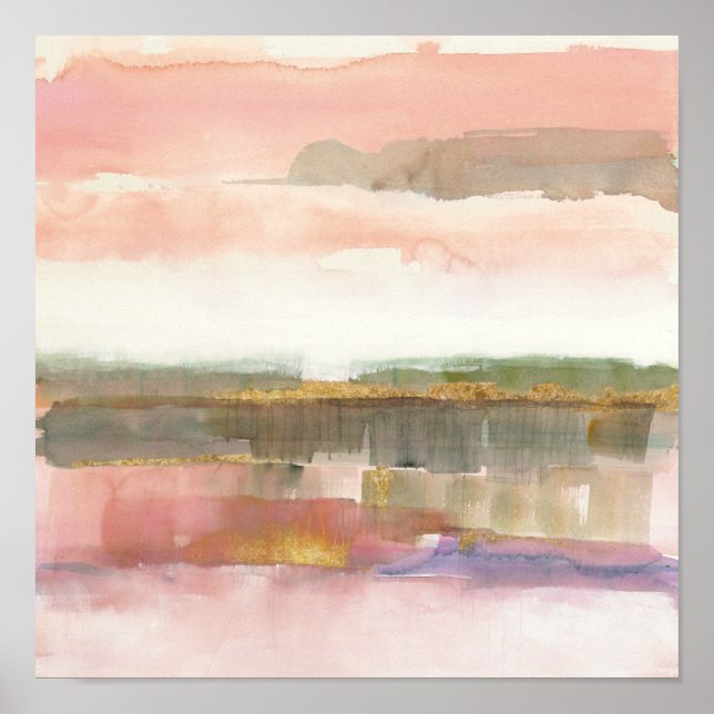 Einfluss von Line and Color Gold Crop Poster (Vorne)