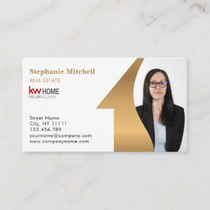 Einfügen von Foto Foto-Vorlage Real Anwesen Agent  Visitenkarte