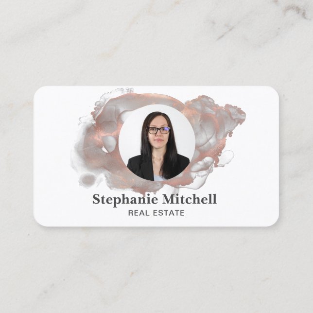 Einfügen von Fotovorlage in Fachleute Visitenkarte (Rückseite)