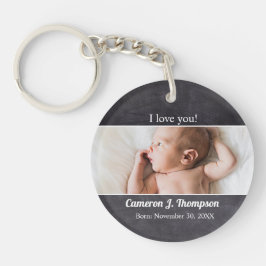 Einführung Baby Foto Personalisiert verschenken Schlüsselanhänger