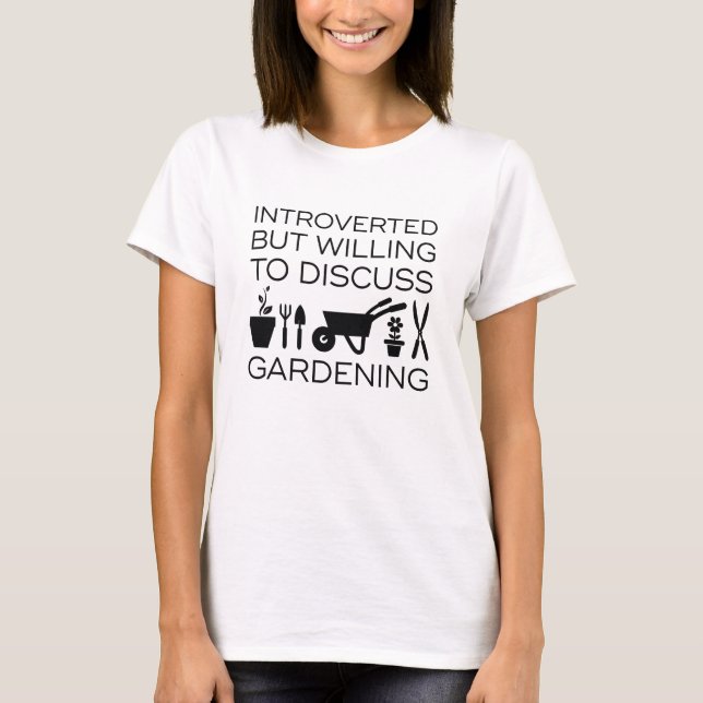 Einführung der Gartenarbeit T-Shirt (Vorderseite)