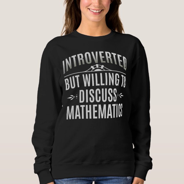 Einführung der Mathematik Sweatshirt (Vorderseite)