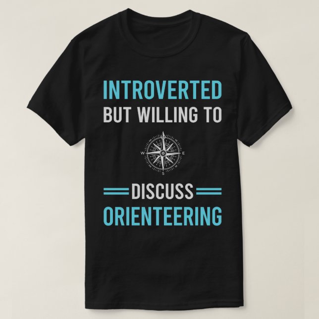Einführung der Orienteering Orienteer Navigation T-Shirt (Design vorne)