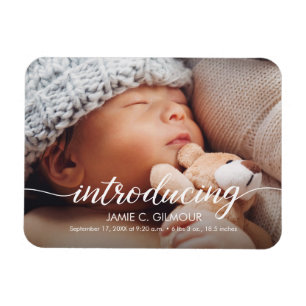 Einführung des Fotos für individuelle Babyjungen Magnet