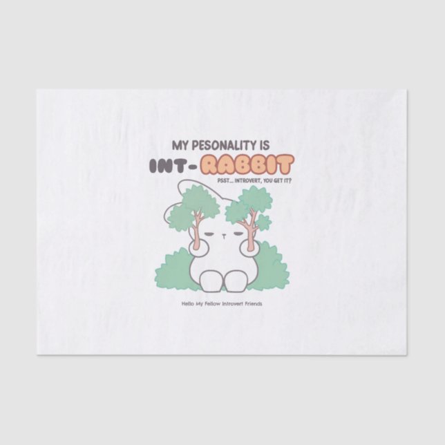 Einführung durch die Natur: Die INT-RABBIT-Persönl Seidenpapier (Vorderseite)