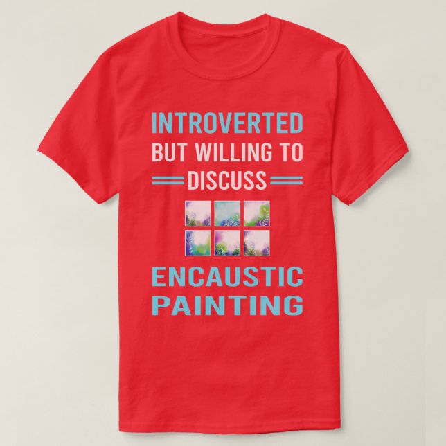 Einführung einer kaustischen Malerei T-Shirt (Design vorne)