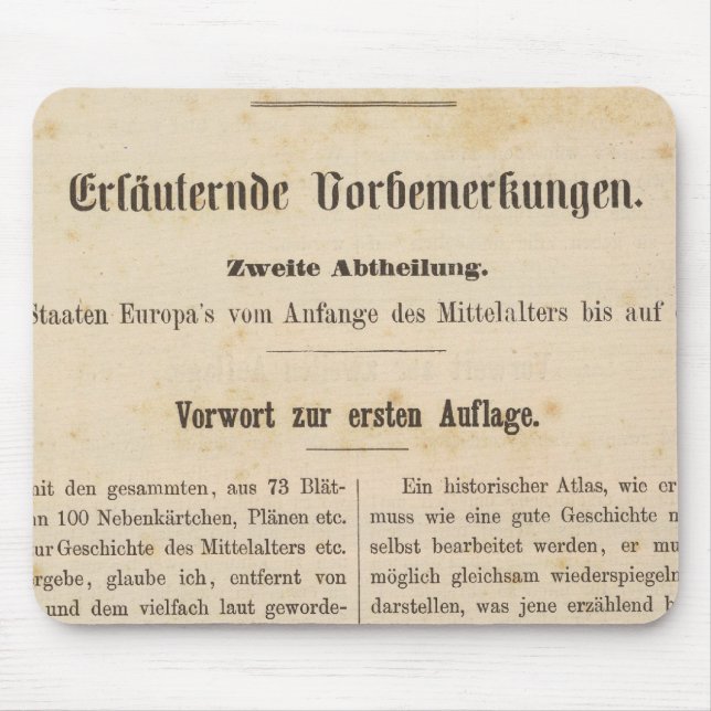 Einführung I Vorwart zur 1 Aufl Mousepad (Vorne)