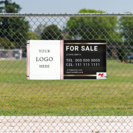 Einführung in das Black & Gold Real Anwesen Market Banner