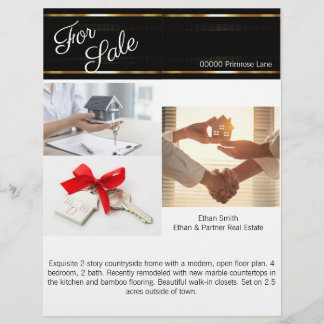 Einführung in das Black & Gold Real Anwesen Market Flyer