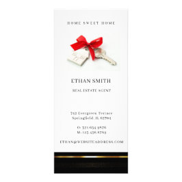 Einführung in das Black & Gold Real Anwesen Market Werbekarte