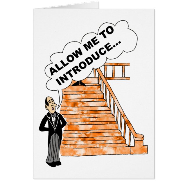 Einführung in die Grußkarte des Verkäufers (Vorne)