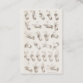 Einführung in die Vintage ASL-Signatur Visitenkarte