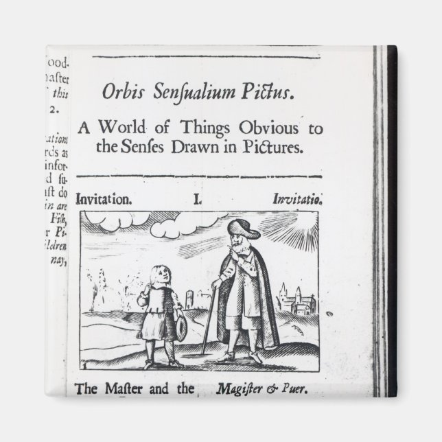 Einführung in "Orbis Sensualium Pictus" Magnet (Vorne)