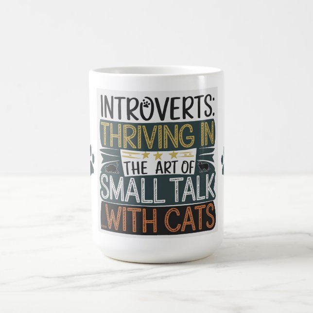 Einführung mit Katzen Kaffeetasse (Mittel)