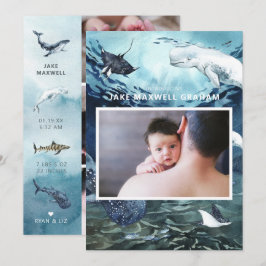 Einführung | Ocean Baby Birth Ankündigung