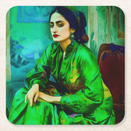 Einführung Rechteckiger Pappuntersetzer